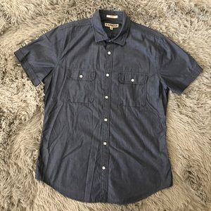Express Men’s Short Sleeve Fitted Shirt MED
